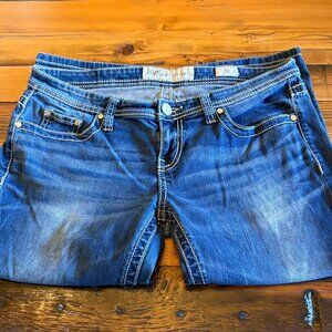 BKE Stella Denim Capris, Size 30